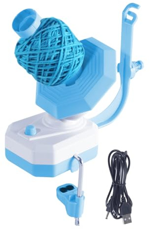 Avvolgitore Automatico Di Filato - Avvolgitrice Elettrica Per Gomitoli Di Lana | Strumento Per Lavorare A Maglia Regolabile All'uncinetto, Rullo Di Filo Motorizzato Compatto Per Artigianato Fai-da-te,