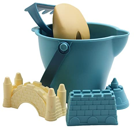 MHADBKH 6 Stück Sandburg Meer, tragbare Burg, Sand, Tonform, Bauspielzeug, Babys, Kinder, Kinder, Modellbausätze, Kinderspielzeug, Kindersandkasten für draußen, Kindersandkasten,