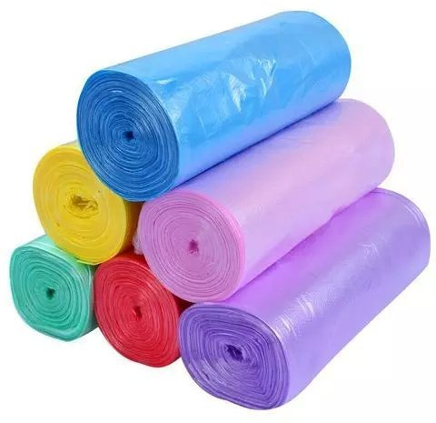 Müllbeutel, 7,5 l, 6 Rollen (120 Beutel) – Müllbeutel für Küche Haushalt – 6 Farben