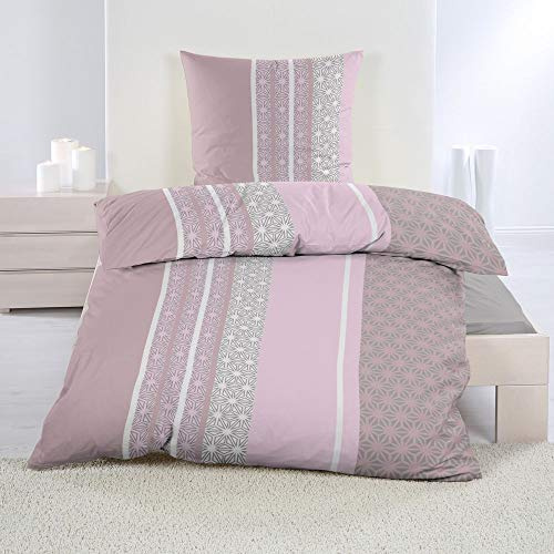 DreamHome Warme Winter Microfaser Thermo Fleece Bettwäsche 135x200 155x220 Bettbezug Modern, Design - Motiv:Design 7, Maße:155 cm x 220 cm