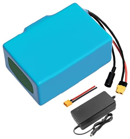 Seilylanka 24V 15Ah Li-ion Akku Pack E-Bike Elektrorad 6S5P Mit Ladegerät Batterie 115x105x70mm