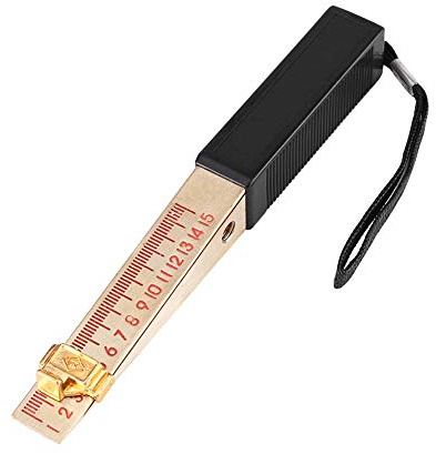 Engineering Ruler,Wedge-Shaped Vernier Feeler Gauge 1-15mm House Engineering Inspection Flatness Measuring Tool (0.2mm)