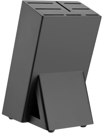 Vogue Tsuki Bloc à couteaux en bois Noir