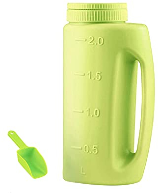 TGUS Spreader Hand Held with Adjustable Hole Size Handy, Hand-Held Spreader, Shaker for Fertiliser Lawn See d Grit Rock Salt to Deice Insec t repellent, Spreader(Green), free size