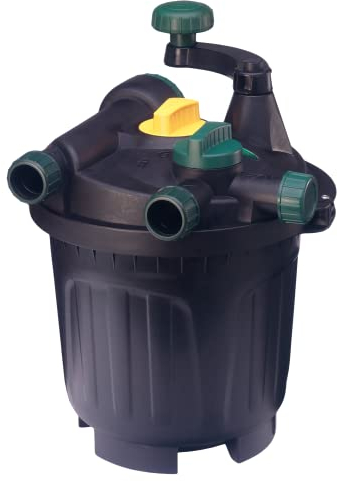 Aquagarden Clean Pond Machine 16000 Filtro per laghetto | Filtro a pressione con filtro 2 in 1 | UV-C contro acqua verde | facile da pulire senza apertura | incl. Clean Pond Pods | per laghetti fino a