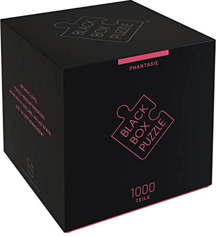 BLACK BOX Puzzle 1000 Teile, Blackbox Puzzel mit Überraschungs-Motiv ohne Vorlage, Impossible Puzzle schwer für Erwachsene und Kinder ab 14 Jahren, Puzzle Box Fantasie 2022 Edition