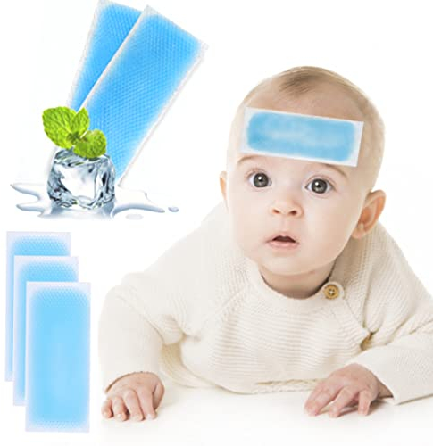 20 Sheets Cooling Patches for Fever Discomfort, Cooling Fever Reducer, Kids Cool Pads Soothe Headache Pain (20 Sheets)