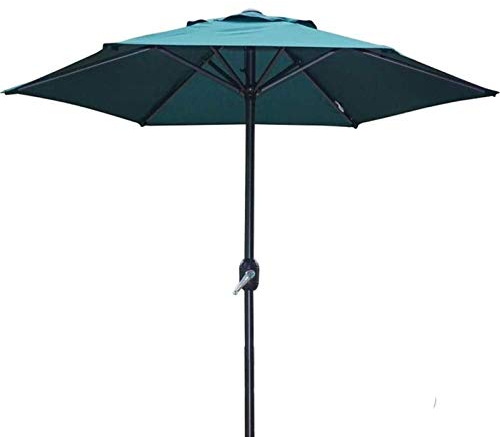 Sonnenschirme für den Außenbereich, 200 cm, Gartenschirm, grün, UV50+, Sonnenschirm für den Außenbereich, mit Kurbel, für Balkon, Café, Strand, Fuß nicht im Lieferumfang enthalten good