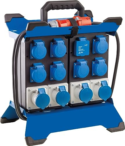 as - Schwabe Tragbarer Stromverteiler STECKY DUO 8 - Camping Adapter