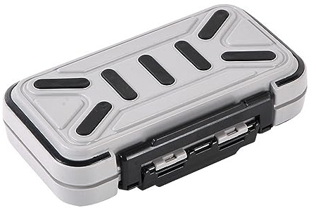 Angelkoffer Tackle Box, Wasserdichter Angelzubehör Box Organizer mit Doppelverschluss-Design für Angelhaken, Schmuckperlen, Ohrringe, Schlüssel
