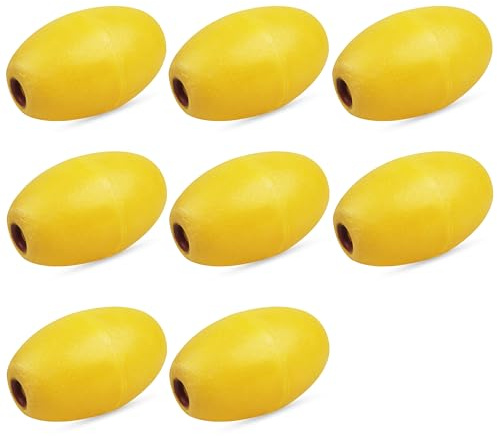 AGOOL Rope Floats Marine Buoy Float, 4/8pcs Crab Trap Floats Deep Water Fishing Marker Buoys Oval Water Float Ski Rope Floats Anchor Float for Boats Swimming Pool Kayak Crabbing Trail Dock