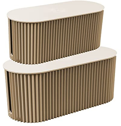 Guoyoocc Boîte de Rangement pour Câbles,Boite Cache Cable pour Bloc d'extension et Câble Electrique,Organisateur de Cordon Multiprise Boîte Cache Câbles Fils Electriques,Garder Les Câbles Bien Rangés