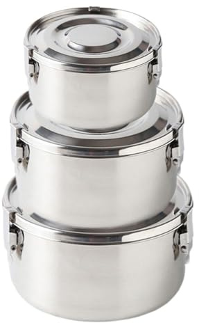 Lunch Box,Bento Box,Contenitore for alimenti,350~3000ML Lunch Box Food Grade 304 Acciaio inossidabile Antiperdita Bento Box Forte tenuta Scatola da picnic for frutta Snack Lunch Box(Color:1600ml 2200m