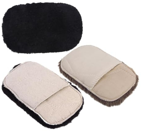 TOVINANNA 3piezas Guantes De Pulido Para Zapatos Aplicador De Cera Para Cuero Paño De Limpieza Para Calzado Guantes De Limpieza De Cuero Accesorios De Cuidado De Calzado