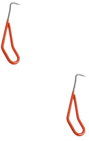 TOYANDONA 2 Piezas Extractor de de Inoxidable Herramienta Manual para Deshierbe con Mango Ergonómico para Excavar Aflojar Suelo y Jardinería