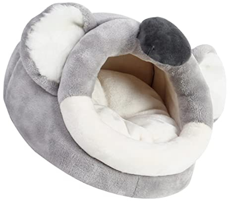 Toyvian Kleines Hamsterbett Aus Weichem Plüsch Kuscheliges Haustiernest Warmes Winterversteck Für Hamster Meerschweinchen Und Igel