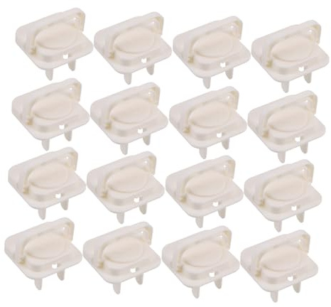 WEKADRIN 45 Stück Babyproof Steckdosensicherungen Kindersicherung Schutzkappen aus Robustem Material für Elektrischen Schutz von Steckdosen zu Hause