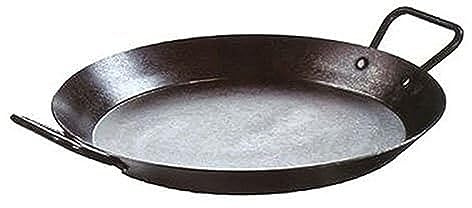 Lodge Pre-Seasoned Carbon Steel Skillet - Use in the Oven, on the Stove, on the Grill, or Over a Campfire - 15 Inch