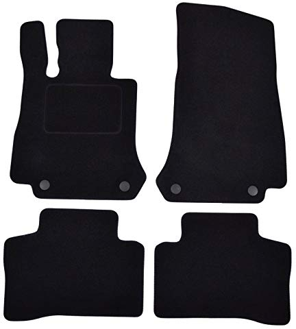 J&J AUTOMOTIVE | Velours Fußmatten Autotepiche Passend Für GLC X253 / C253 ab 2016, Genaue Passform, rutschfeste Untregrund, Verstärkt Im Pedalbereich