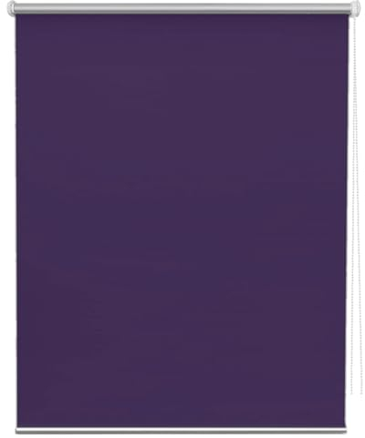 Doppelrollo Klemmfix Ohne Bohren 80 x 190 cm Hitzeschutz und Sichtschutz Rollade Rollo Jalousie Höhe Stufenlos Verstellbar für Fenster und Türen, Lila
