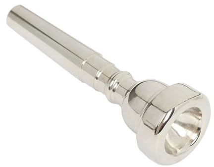 Toyvian Trompetenersatz 3c Mundstück aus Kupfer Versilbert für C-trompete Bach Conn King Trompete Zubehör