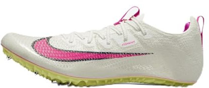 Nike Herren Zoom Superfly Elite 2 Track Schuhe, Sail/Light Lemon Twist/Black/Fierce Pink, 43 EU