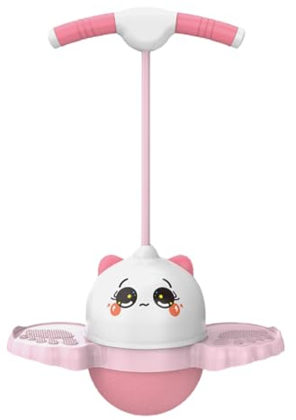 pog-o-Stick für Kinder, pog-o-Jumper mit Griff und Ballpumpe, Kinder-pog-o-Stick, pog-o-Sticks für Mädchen und Jungenn, Outdoor-Spielzeug, Bounce Jump Trick Board, Geschenke für Jungenn und Mädchen