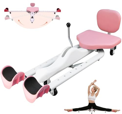 Leg Split Machine, Leg Stretcher to Improve Flexibility and Quality of Stretching, 0-180° Adjustable Split Stretching Equipment for Dance, Yoga, Gymnastics and Other Sports