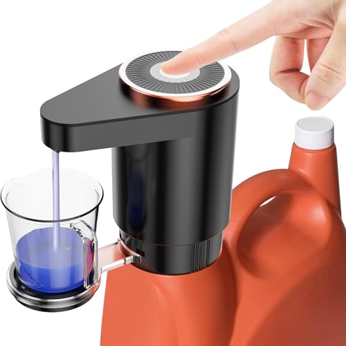 Electric Detergent Dispenser,Automatic Laundry Detergent Dispenser,Wireless Electric Detergent Pump,Quickly Resolve Burdens in Laundry Room Organization