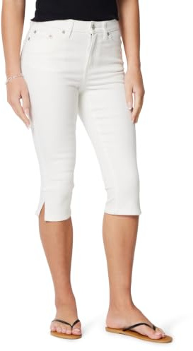 Amazon Essentials Jean Court Taille Haute Femme