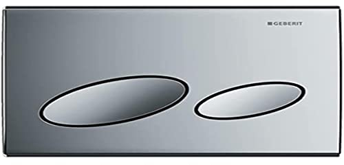 Geberit 115228211 Actuator Plate Kappa 20 for 2 Quantity Activation High Gloss Chrome-Plated