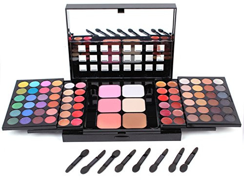 FantasyDay Juego de Maquillaje Xmas All in One Makeup Gift Set Incluye Corrector Camuflaje, Brillo de Labios, Brochas, Mascara, Blush, Sombra de Ojos, Delineador - Belleza Cosmético pour Cara y Labio