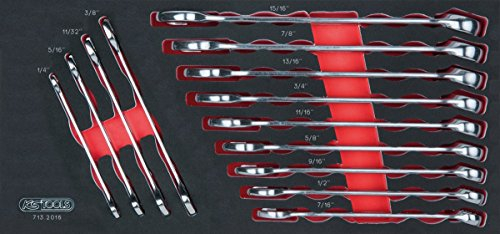 KS TOOLS 713.2016 ULTIMATEen Zoll Ringmaulschlüssel-Modul, 13-teilig