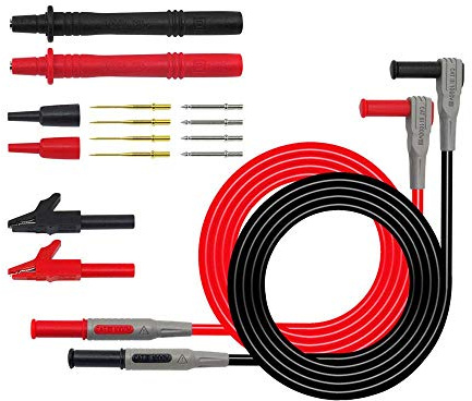 DollaTek Electronic Digital Multimeter Messleitungssatz Krokodilklemmen Austauschbare Messspitzen