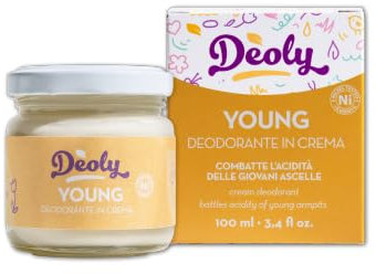 LATTE E LUNA DEOLY DEODORANTE IN CREMA YOUNG PLASTIC FREE 100ML ECOBIO 20112R