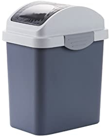 Cubo de Basura Cubo de basura de clasificación, cubo de basura estrecho Rectangular, creativo, sencillo, for el hogar, sala de estar, cocina, baño, cubo de basura grande Cubo de Reciclaje ( Color : B