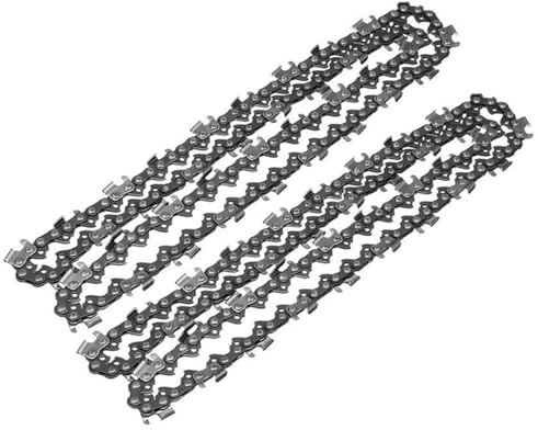 2st 12/14/16 tums metallkedjesågkedja 45/52/56 Drive Elektrisk sågtillbehör Byte av motorsågskedja(2pcs 14 Inch 52drive)