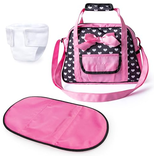 Bayer Design 69060AA Bolso Cambiador para muñecas, Cambiador, pañal muñeco, Accesorios para muñecas