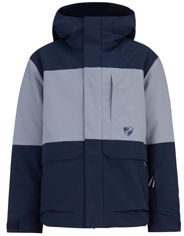 Ziener Kinder ALIM Ski-Jacke/Winterjacke | warm, atmungsaktiv, wasserdicht, dark navy, 164