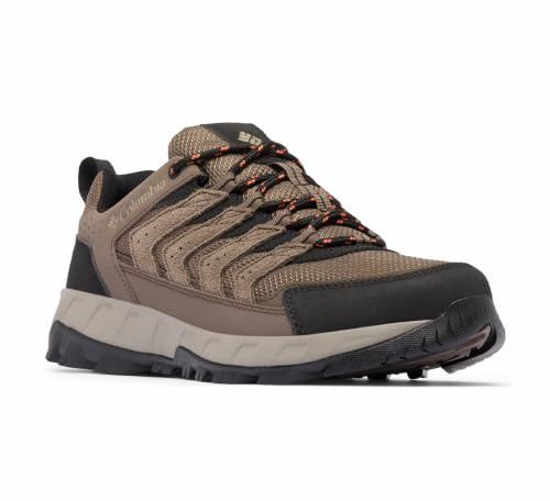 Columbia Mens Strata Trail Low, Mud/Tangy Orange, 11