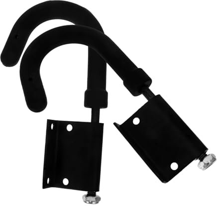 SHINEOFI Heavy Duty Ladder Hooks Set 2pcs Outdoor Extension Ladder Roof Hooks for Roofing and Garage Use