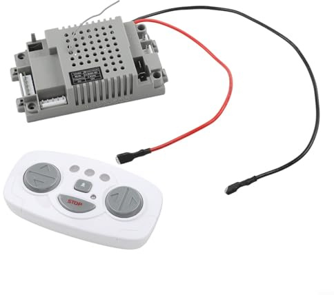 Besshepplo CLB0844D 12V Kids Powered Ride Car Receiver Controller Control Box Remote Control Receiver For Kids Electric Ride Car Vehicle Spare Parts(CLB084-4D 12V full set)