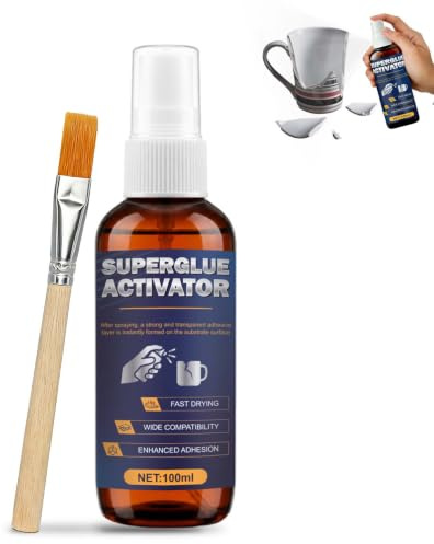 Super Glue Aktivator Spray, Activateur Colle, Améliorer L'adhérence, 100ml