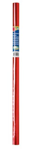 Clairefontaine Maildor 95506C Rolle Aluminiumpapier (beidseitig, 80 x 50cm, 90g, ideal für Handarbeiten, wie Dekorationen) 1 Rolle, rot