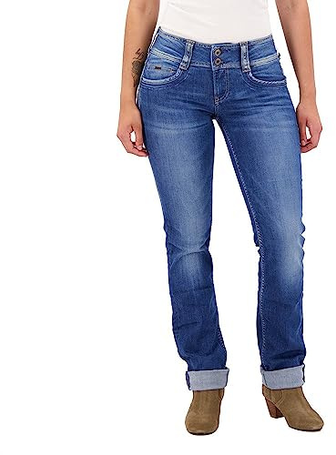Pepe Jeans Damen Gen Straight Jeans, 000denim (D45), 32W / 32L