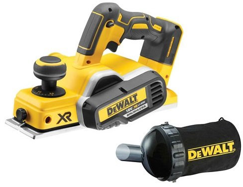 Dewalt DCP580N 18V XR Brushless Planer (Body Only) with DWV9390 Dust Bag