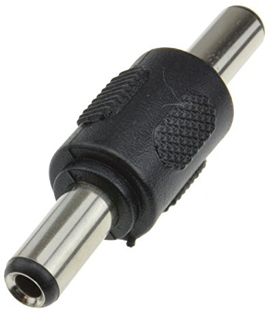 kenable 5.5 x 2.5mm DC Power Coupler Male to Male Plugs Gender Changer Adapter