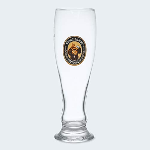 Franziskaner Original - Vaso de cerveza blanca (0,5 L, 1 unidad)