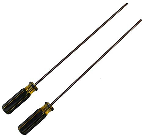 Cacciavite a Croce e con Intaglio Extra Lungo da 300 mm, 2 Confezioni di Cacciaviti Magnetici per la Riparazione dell'auto Della Macchina da Cucire Strumento Manuale fai-da-te
