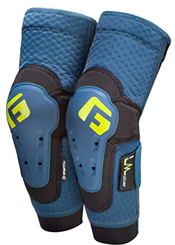 G-Form E-Line Ellenbogenschützer für BMX MTB DH Downhill Radfahren Skateboard Sturm Blau Größe S